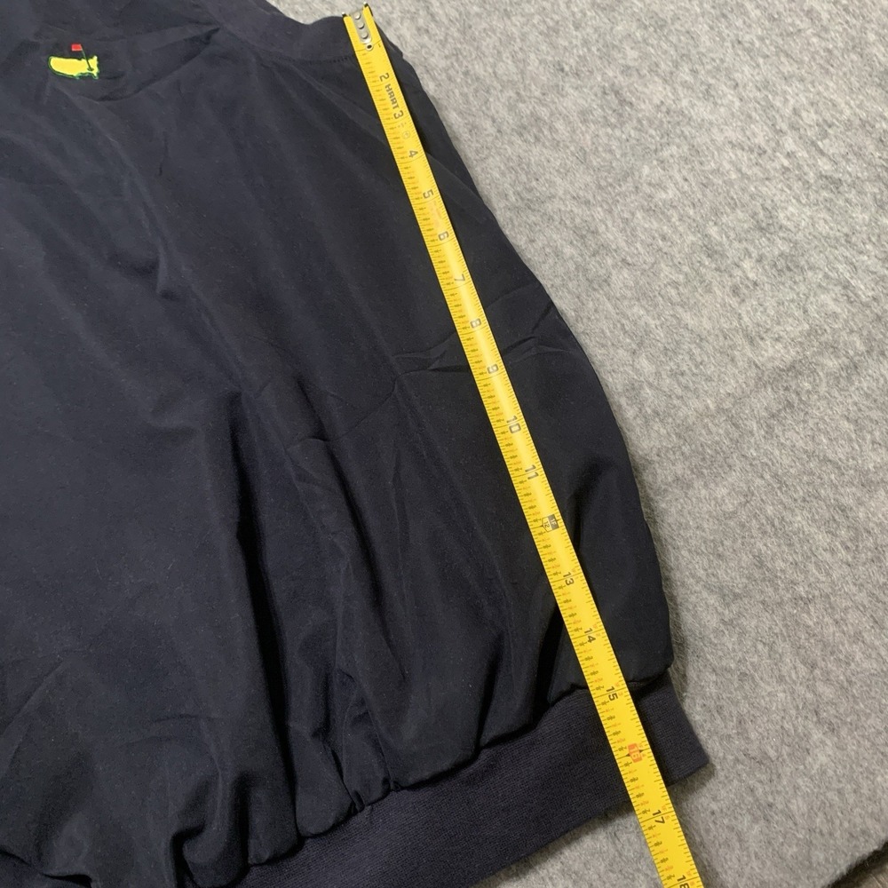 Masters Collection Augusta Men's Pullover Vest Windbreaker V Neck Navy Size L - Picture 9 of 9